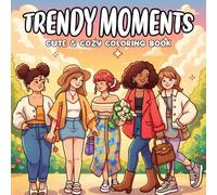 Trendy Moments Coloring Book: Perfect for Fashion Lovers - Relax, Color, and Explore Trendy Moments and Aesthetic Girl Designs