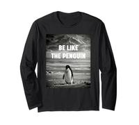 Trendy Nihilist Penguin Motivational Be Like The Penguin Maglia a Manica