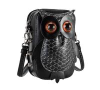 Trendy Owl Pattern PU Leather Ladies Crossbody Bags Retro Medievale Borsa A Tracolla Per Shopping E Casual Outdoor Borsa A Tracolla