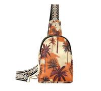 Trendy Palm Tree Ossidiana Arancione e Marrone (parola chiave) (prop1) (longword) per (scenario)