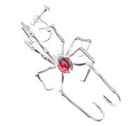 Trendy Senza Trafitto Ragno Orecchino Clip Artigianato Di Lega Robusto Comodo Per Tutto Il Giorno