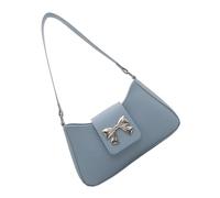 Trendy Shoulder Bag PU Leather Armpit Bags Evening Purse Bows Handbag for Women Secure Storage for Daily Essential Underarm Bag