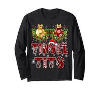 Trendy Tinsel Tits Jingle Balls Lui E Lei Castagne di Natale Maglia a Manica