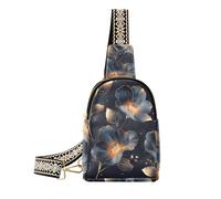 trendy Wasteland Punk Petunia Flower Rose Gold borse per gli uomini borse multiuso per le donne crossbody per giorno pack