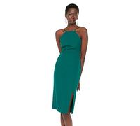 Trendyol Abiti da Donna Midi Bodycone Regular Woven, Verde Smeraldo, 70