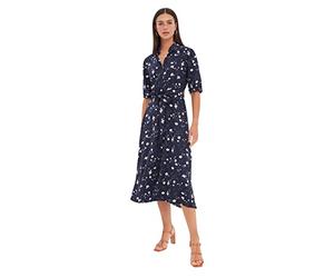 Trendyol Abito da Donna in Tessuto, vestibilità Regolare, Blu Navy, 70