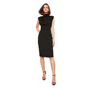 Trendyol Colletto Nero Abito da Business, Casual, 46 Donna