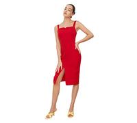 Trendyol Abito da Donna, Rosso, Taglia 40
