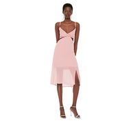 Trendyol Abito Midi Skater Regular Vestito, Rosa, 70 Donna
