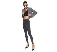 TRENDYOL Anthracite High Waist Skinny Jeans Twoaw24je00066, Grigio, 36 Donna