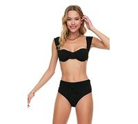 Trendyol Bikini A Vita Alta Strutturato A Vita Alta Bikini Bottoms Donna