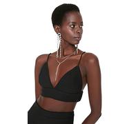 Trendyol, Black Hanged Bustier, Black, 34