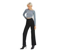 Trendyol Black High Waist Ribs Stitched Pants Boxer Bambino, 42 da Donna