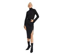 Trendyol Black Shormed Tiper-Gonna dettagliata, Nero, 34 Donna