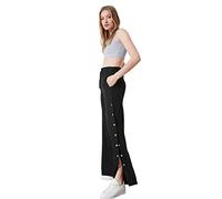 Trendyol Black Sides Are Wide Trousers with Studs Boxer Bambino, 34 da Donna
