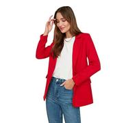 Trendyol Blazer - Giacca da Donna con Bottone, Colore: Rosso, Colore: Rosso, 40