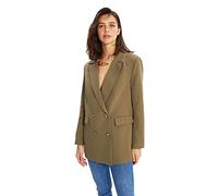 Trendyol Blazerjacke Giacca Blazer, Light Khaki, 36 da Donna