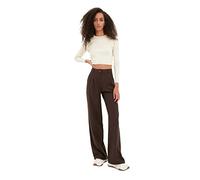 Trendyol Brown Spacious Trousers Boxer Bambino, 42 da Donna