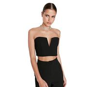 Trendyol Bustier da Donna con Scollo A Cuore Basic Aderente Bustier da Donna con Scollo a Cuore Basic Aderente Donna