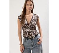 Trendyol Camicia da donna marrone / cappuccino / nero Donna Trendyol L marrone / cappuccino / nero