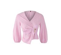 Trendyol Camicia da donna rosa / bianco Donna Trendyol XS rosa / bianco