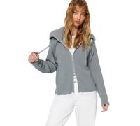 Trendyol Cardigan da Donna a Maniche Lunghe Dritto Taglie Forti Maglione, Grigio, L/Plus