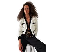 TRENDYOL Cardigan da Donna a Maniche Lunghe Maglione, Natur, S