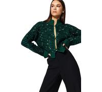 Trendyol Cardigan da Donna Gradient Maniche Lunghe Regolare Maglione, Verde, S