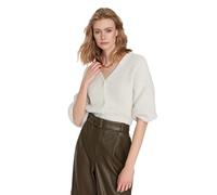 Trendyol Cardigan Donna Regolare Standard Scollo A V Maglieria Maglione, Pietra, S