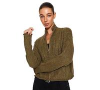 Trendyol Cardigan Regolare a Maniche Lunghe da Donna, Cachi, M