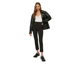 Trendyol Cigarette Pants with Black Beli Boxer Bambino, 34 da Donna
