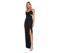 Trendyol Detaillierte Abendkleider Kleid, Abito da Sera Formale da Donna, Black, 38
