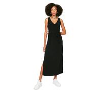 Trendyol Donna Abito Mini A-Line Regular Fit, Nero, XL