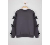 Trendyol Felpa antracite / nero Donna Trendyol M antracite / nero