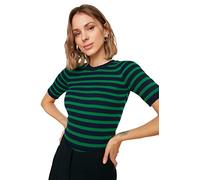 Trendyol Felpa Maglieria A Righe Blu Navy Maglione, Marina Militare, M Donna