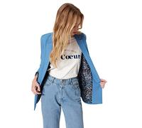 Trendyol Giacca da Donna con Colletto a Risvolto a Doppio Petto Regolare Capispalla, Blu Navy, 68