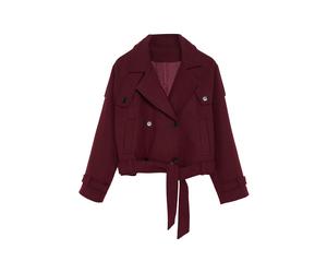 Trendyol Giacca di mezza stagione borgogna Donna Trendyol XS