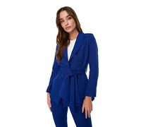 Trendyol Blazer Normale con Colletto con Risvolto Cappotto, Indaco, 70 Donna