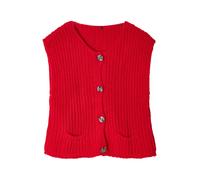 Trendyol Gilet in maglia rosso Donna Trendyol S rosso