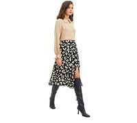 Trendyol Gonna a Trapezio da Donna Midi A-Line, Nero, 16