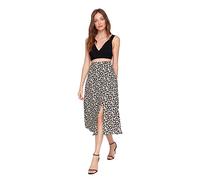 Trendyol Gonna da Donna Midi A-Line in Tessuto Regular Fit, Nero, 16