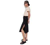 Trendyol Gonna Longuette a Trapezio in Denim da Donna, Nero, 70