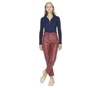 Trendyol Herren Mittlerer Bund Zigarettenschnitt Hose Boxer Bambino, Brown, 34 da Donna