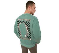 TRENDYOL Herren Oversize Fahrradkragen Langarm-Druck Casual, Menta, M Uomo