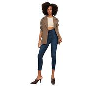 Trendyol Hohe Taille Jeging Jeans, Jeans da Donna, Blue, 34