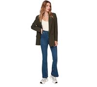 Trendyol Jeans Flare Donna, Blu, 64