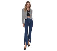 Trendyol Jeans Flare Donna, Blu, 66