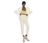 Trendyol Jeans Mamma a Vita Normale più sostenibile, Ecru, 74 IT Donna