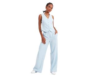 Trendyol Light Wide Trousers Boxer Bambino, Clear Blue, 40 da Donna
