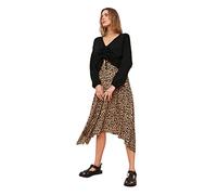 Trendyol Maglietta da Donna con Motivo Leopardato, Taglia M
